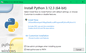 【Python】Windows10へのインストール方法 | 秋拓技術学院